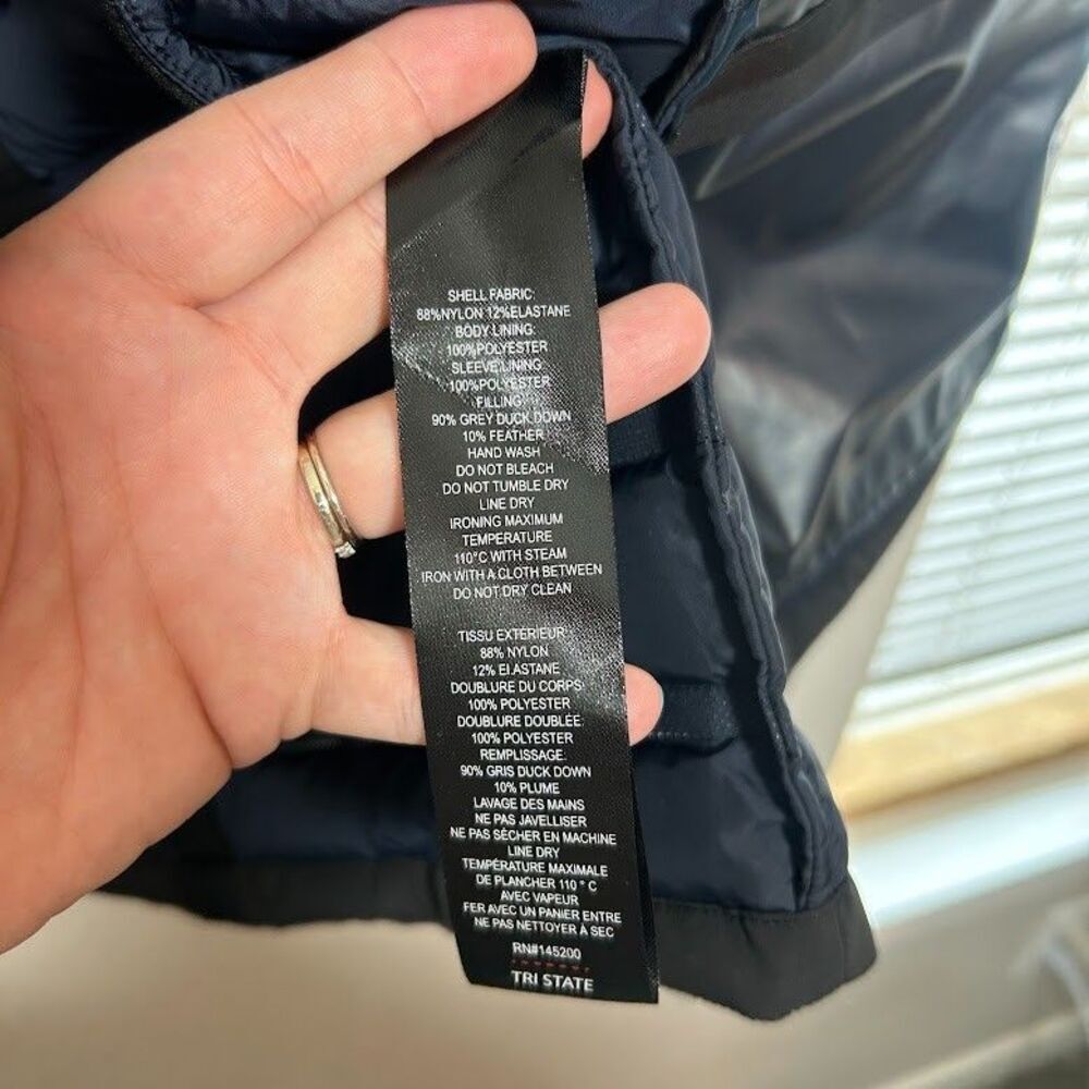 EFM Engineered for Motion Men Down Blazer Jacket Padded Quilted Black 44 US 54 E - Picture 10 of 10